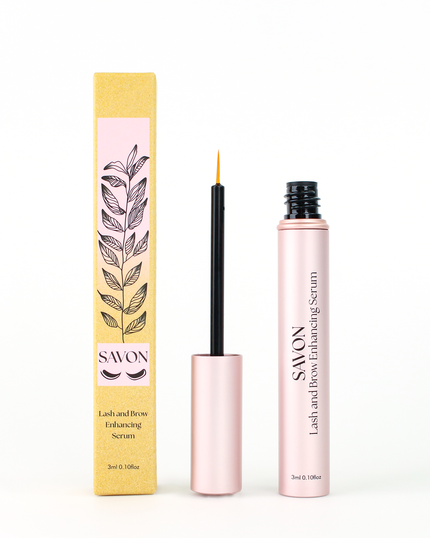 Organic Lash Growth Serum for Thicker, Longer Eyelashes and Eyebrows - with Biotin, Peptides, and Panthenol - Natural and Cruelty Free - USA - Lash and Brow Boost Serum - Eyelash Conditioner