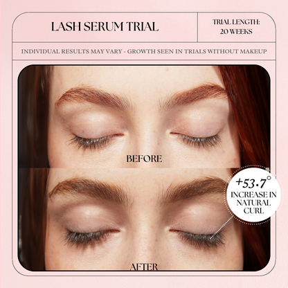 Organic Lash Growth Serum for Thicker, Longer Eyelashes and Eyebrows - with Biotin, Peptides, and Panthenol - Natural and Cruelty Free - USA - Lash and Brow Boost Serum - Eyelash Conditioner